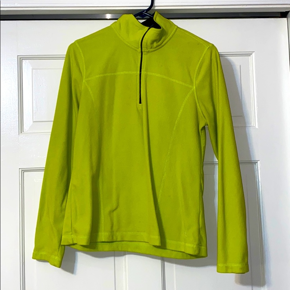 Danskin now lightweight lime green jacket